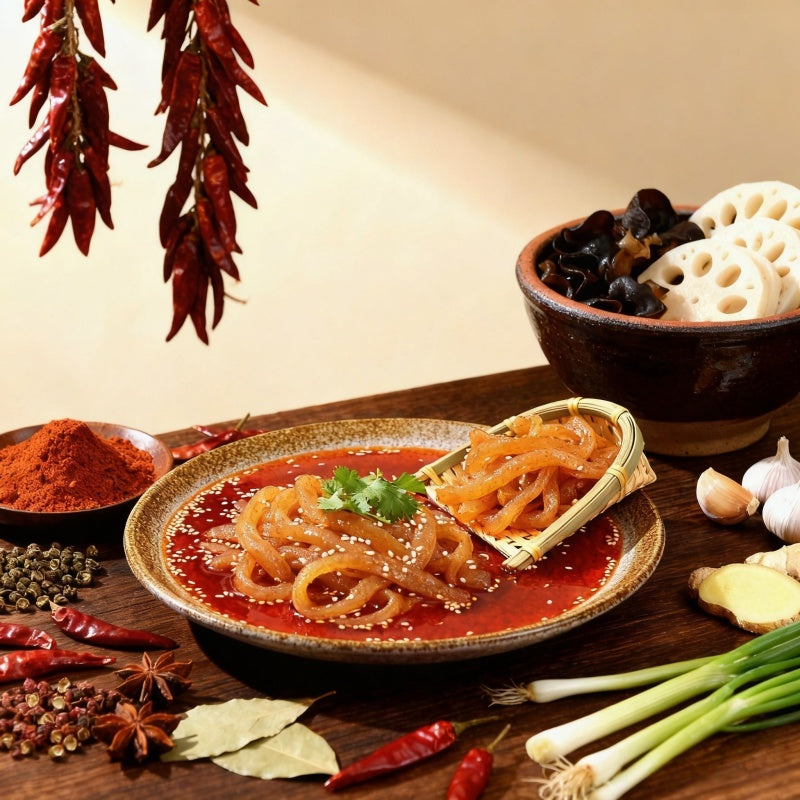 HAO BA SHI Snack de konjac (saveur hot pot) 50 g