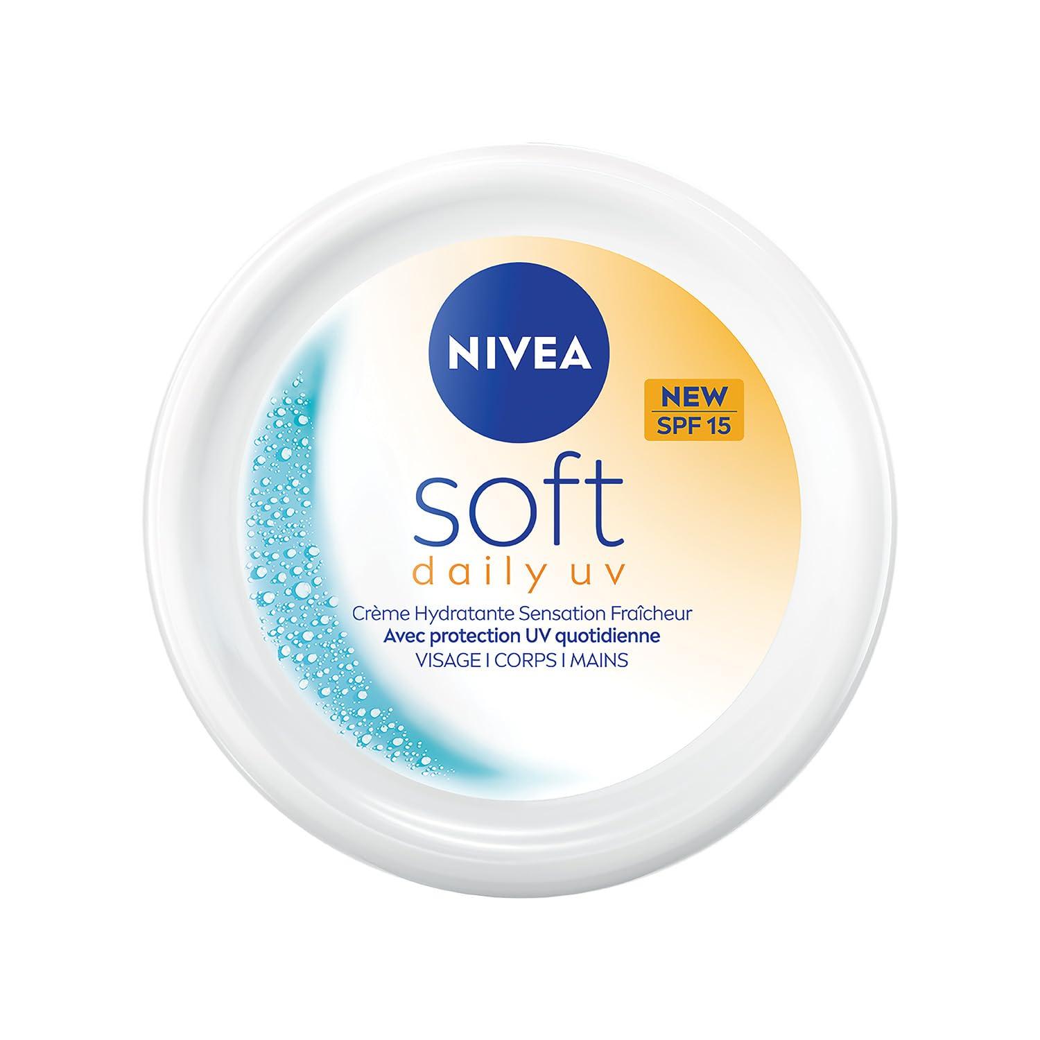 NIVEA Soft Crème Hydratante SPF 15 Pot 200 ml