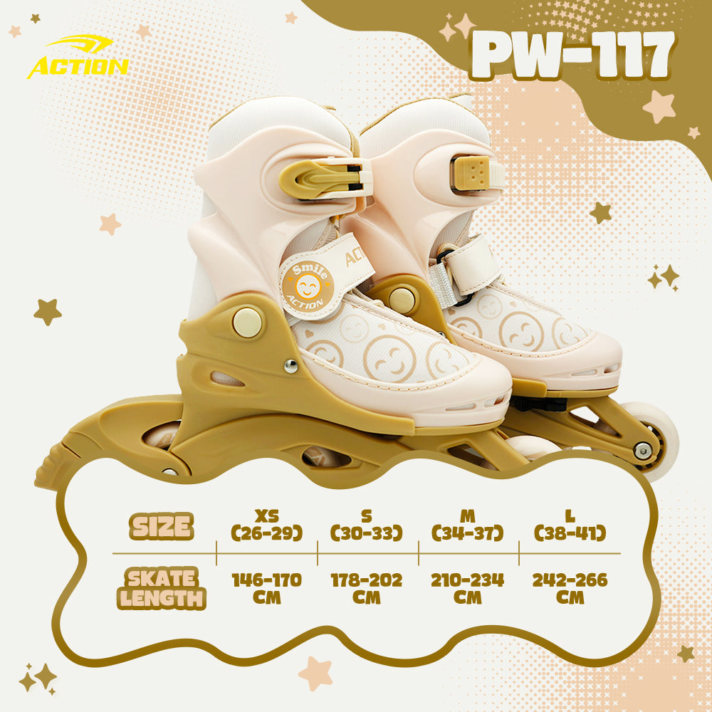 ACTION Patin à roulettes en ligne PW-117 - M