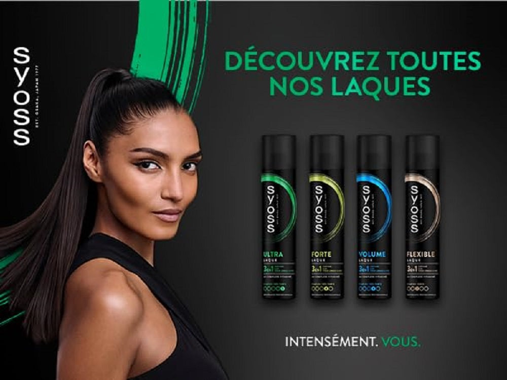 Syoss Laque Volume Lift 3-en-1 Fixation Forte Complexe Vitaminé 300 ml