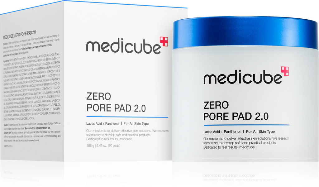 MEDICUBE Zero Pore Pad 2.0 70 pcs Disques Toniques