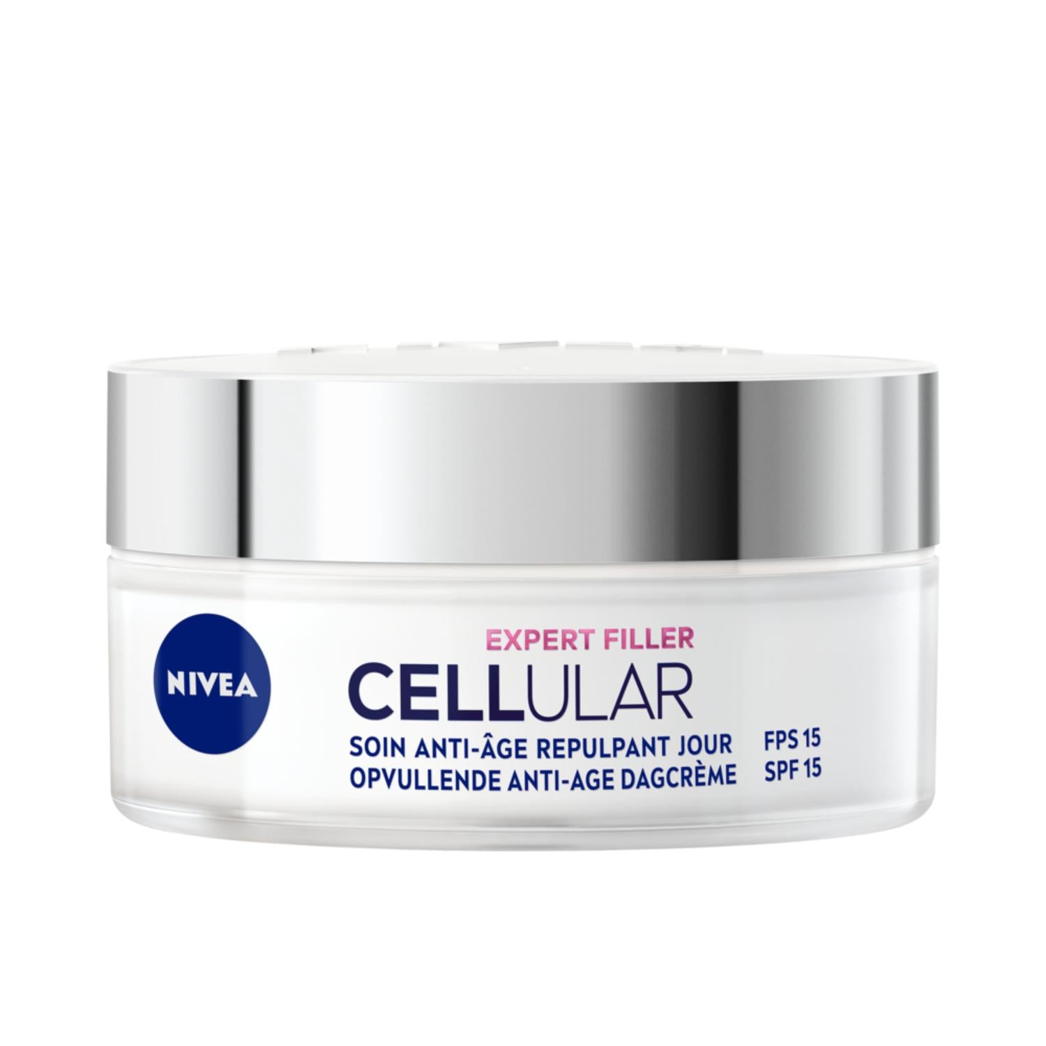 NIVEA Cellular Expert Filler Visage Soin Jour Repulpant Anti‑Âge FPS15 50 ml