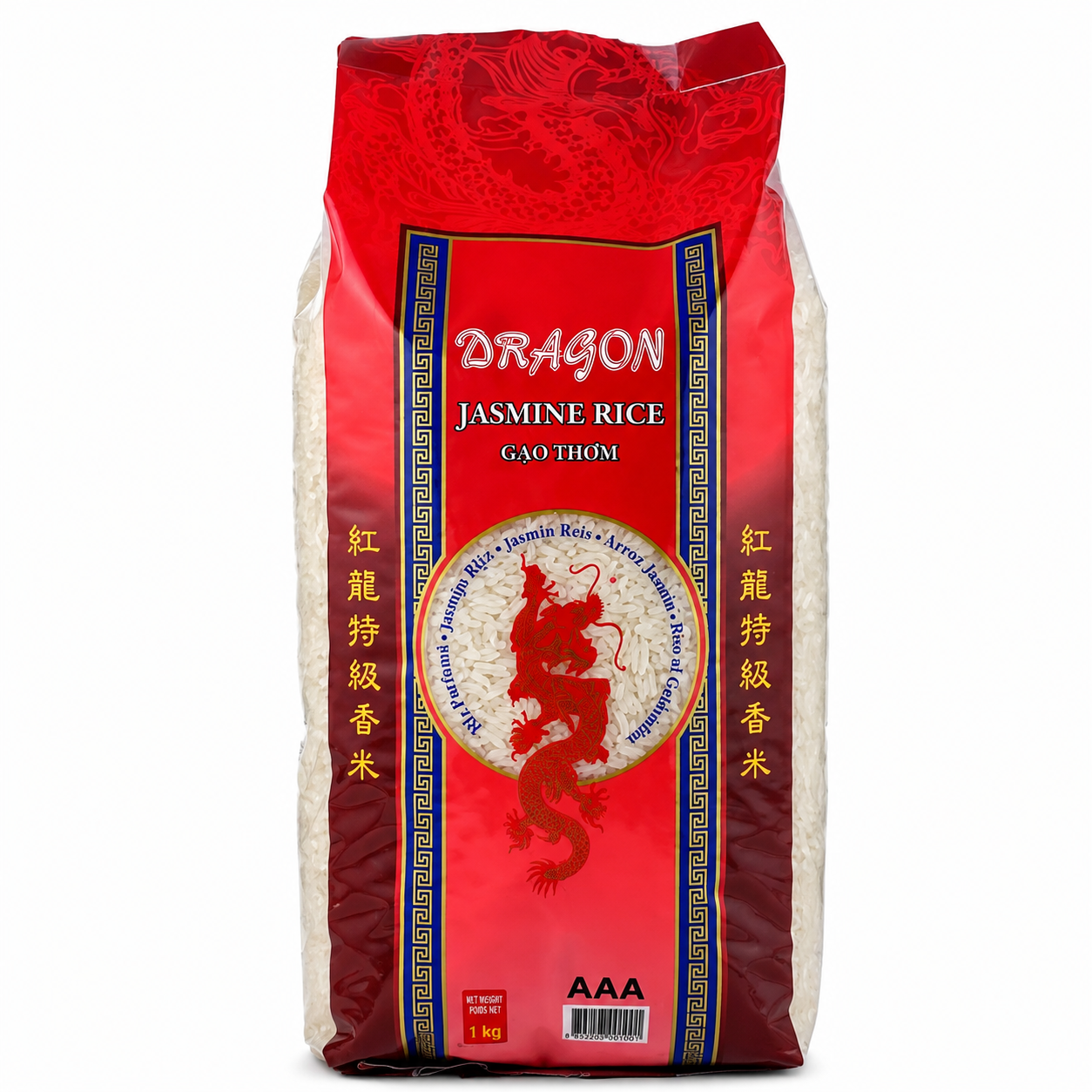 Riz jasmin Dragon (Gao Thom) emballé sous vide 1 kg