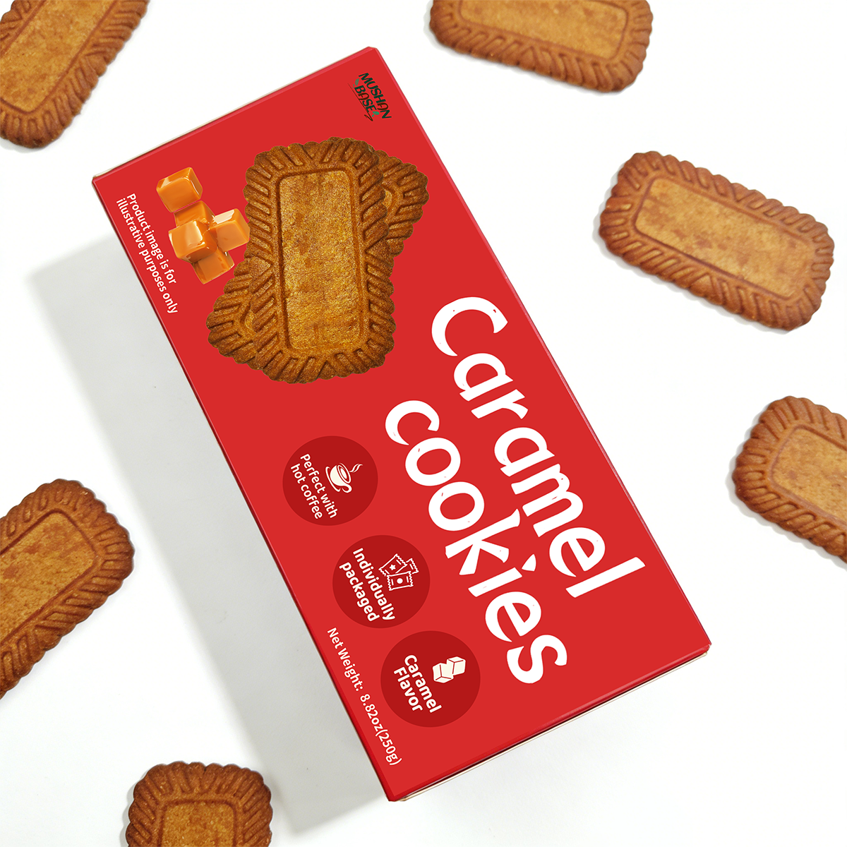 Be＆Cheery Biscuits au caramel 250 g