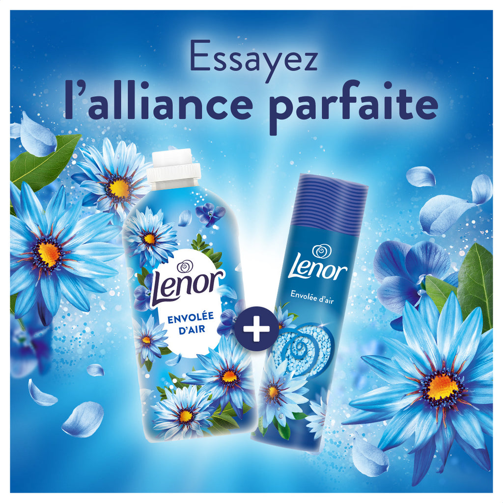 Lenor Adoucissant liquide pour linge Collection Envolée d’air 42 lavages 882 ml