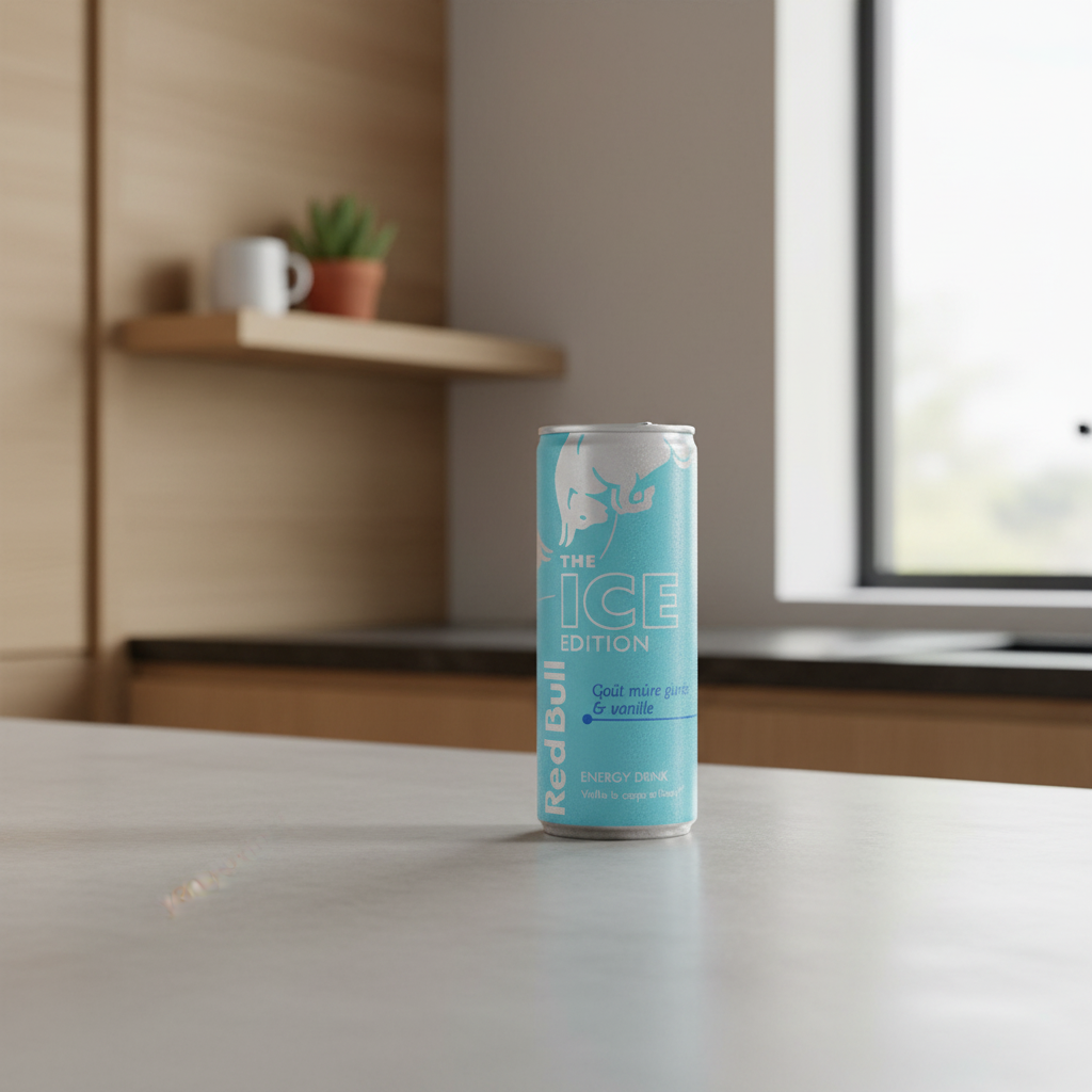 Red Bull Boisson énergisante saveur mûre givrée et vanille - 24 x 25 cl