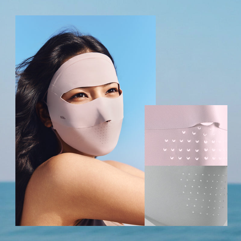 Beneunder Masque de protection solaire léger et sans fil AL01d - Gris lotus - F (Taille unique)