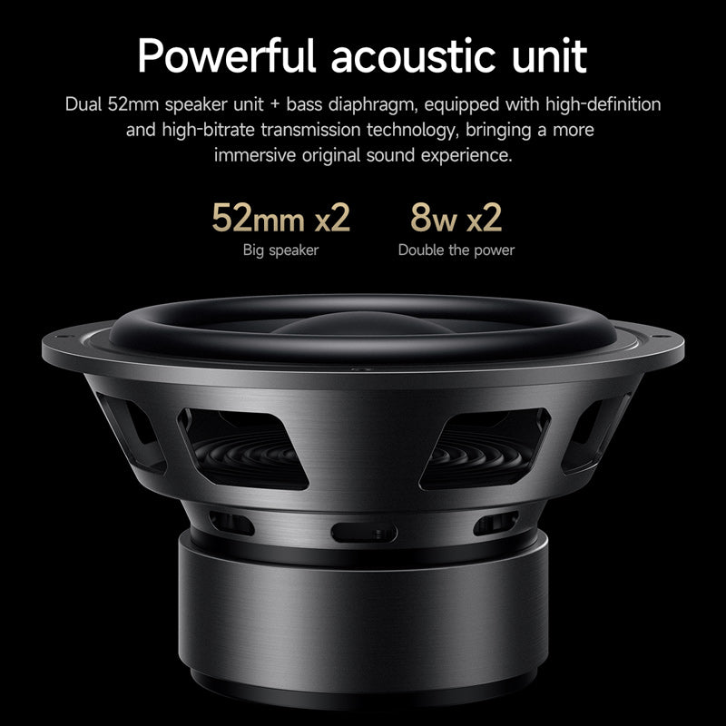 hoco. HT1 Pro Marquis Enceinte Bluetooth 16 W, deux haut-parleurs 52 mm, kit mains libres, Noir