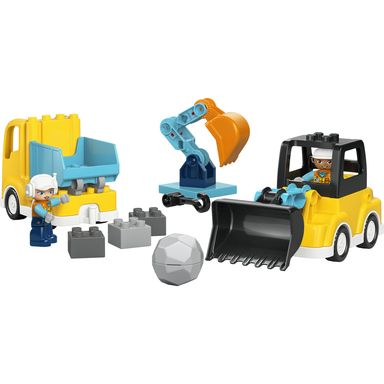 LEGO DUPLO 10475 Les véhicules de chantier 3-en-1