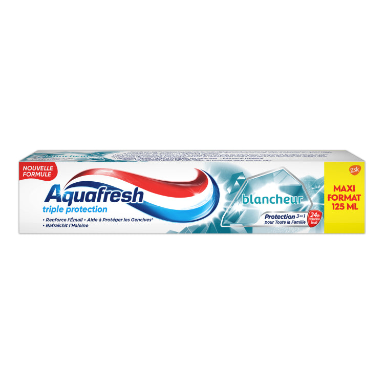 AQUAFRESH Dentifrice Triple Protection Blancheur - 125 ml