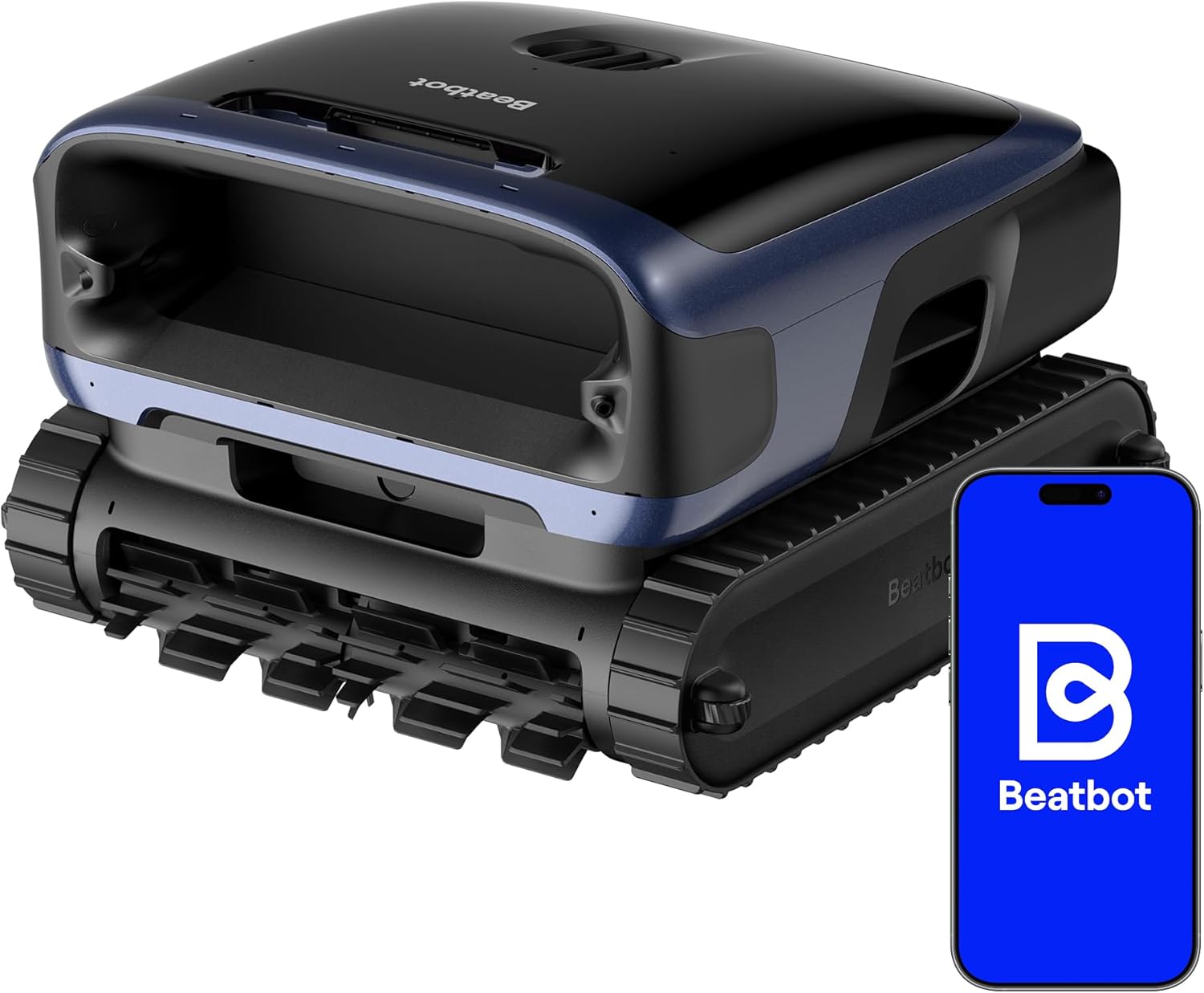 Beatbot M70 Version Robot de Piscine, Nettoyeur de Piscine 4-en-1, Débit de 25700 L/h, Station d'Accueil de Surface Intelligente, Capacité de Déchets de 6 L, Batterie de 10000 mAh