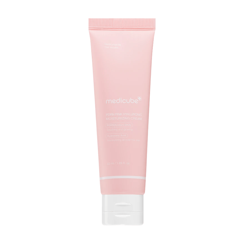 medicube Crème hydratante à l'ADN de saumon PDRN et à l'acide hyaluronique rose - Apaisante