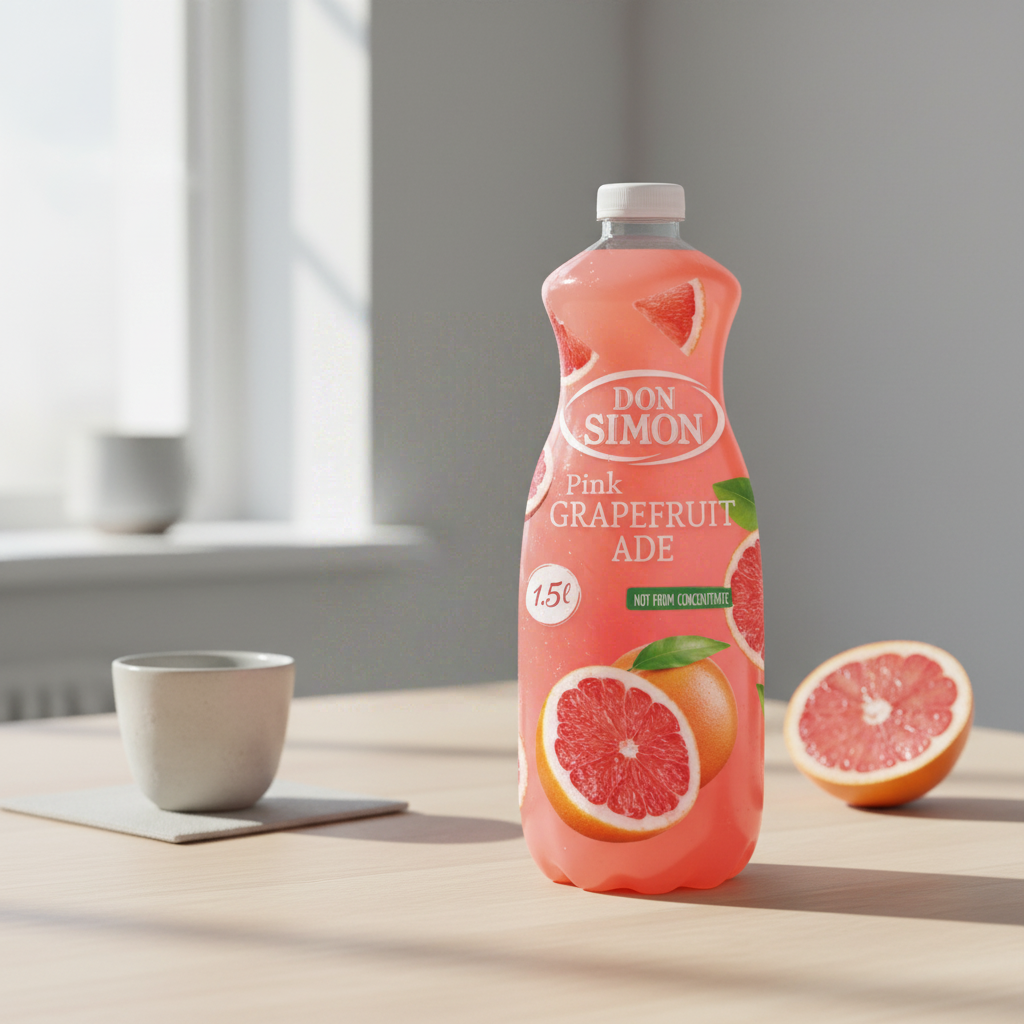 Don Simon soda au pamplemousse, bouteille en PET, 1,5 L