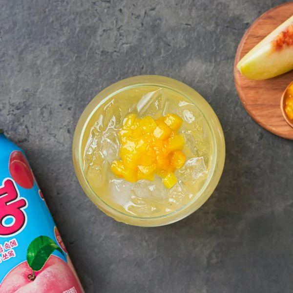 Haitai BongBong Jus de pêche avec pulpe - 340 ml