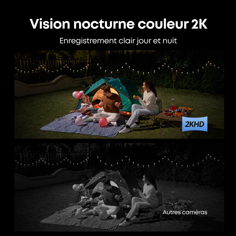 Projecteur-Caméra Murale Solaire eufy Security S120 - Caméra de Sécurité Solaire, Extérieur Sans Fil, 2K, Alimentation Permanente, Éclairage Activé par le Mouvement, IA, IP65, Projecteur, Sans Frais Mensuels