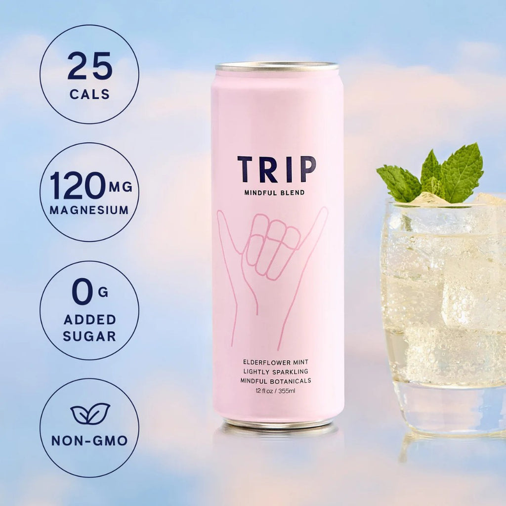 TRIP fleur de sureau-menthe can 33cl x12