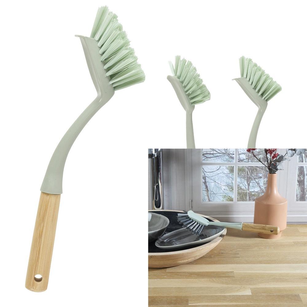 JE CHERCHE UNE IDEE Brosse à vaisselle en bambou M24
