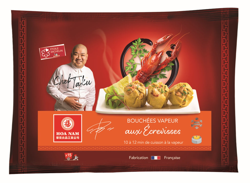 HOA NAM Bouchées vapeur aux ecrevisses d'environ 15 pièces 300g