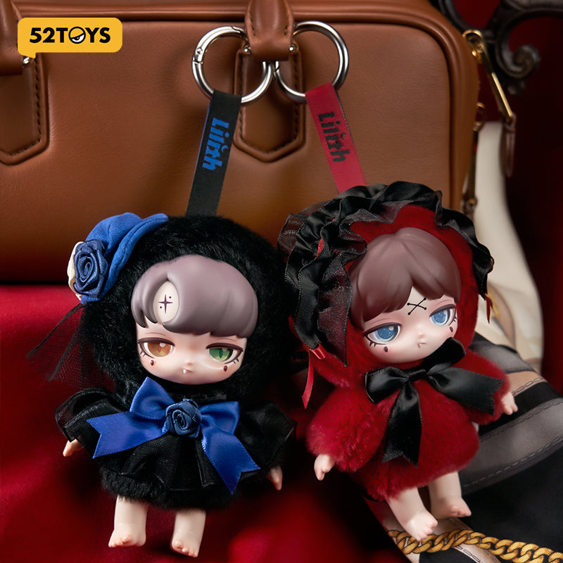 52TOYS Lilith Série Forbidden Covenant Boîte Mystère Pendentif Peluche Vinyle Gothique Foncé Figurine de Collection Anime Décoration de Bureau Cadeau d'Anniversaire Une Figurine Aléatoire par Commande