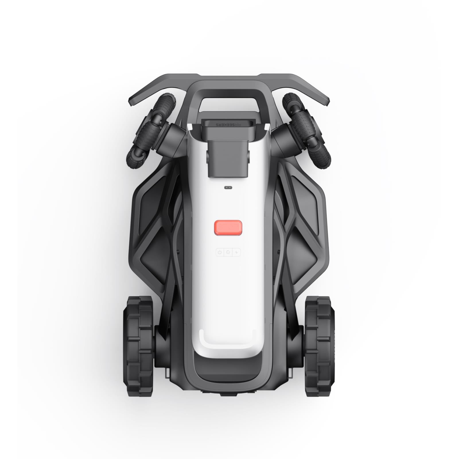 Robot tondeuse IA AirSeekers TRON SE | Première tondeuse mulching à vision IA à 300° au monde, sans fil périphérique, couverture de 1800 ㎡, pentes de 65°, cartographie RTK