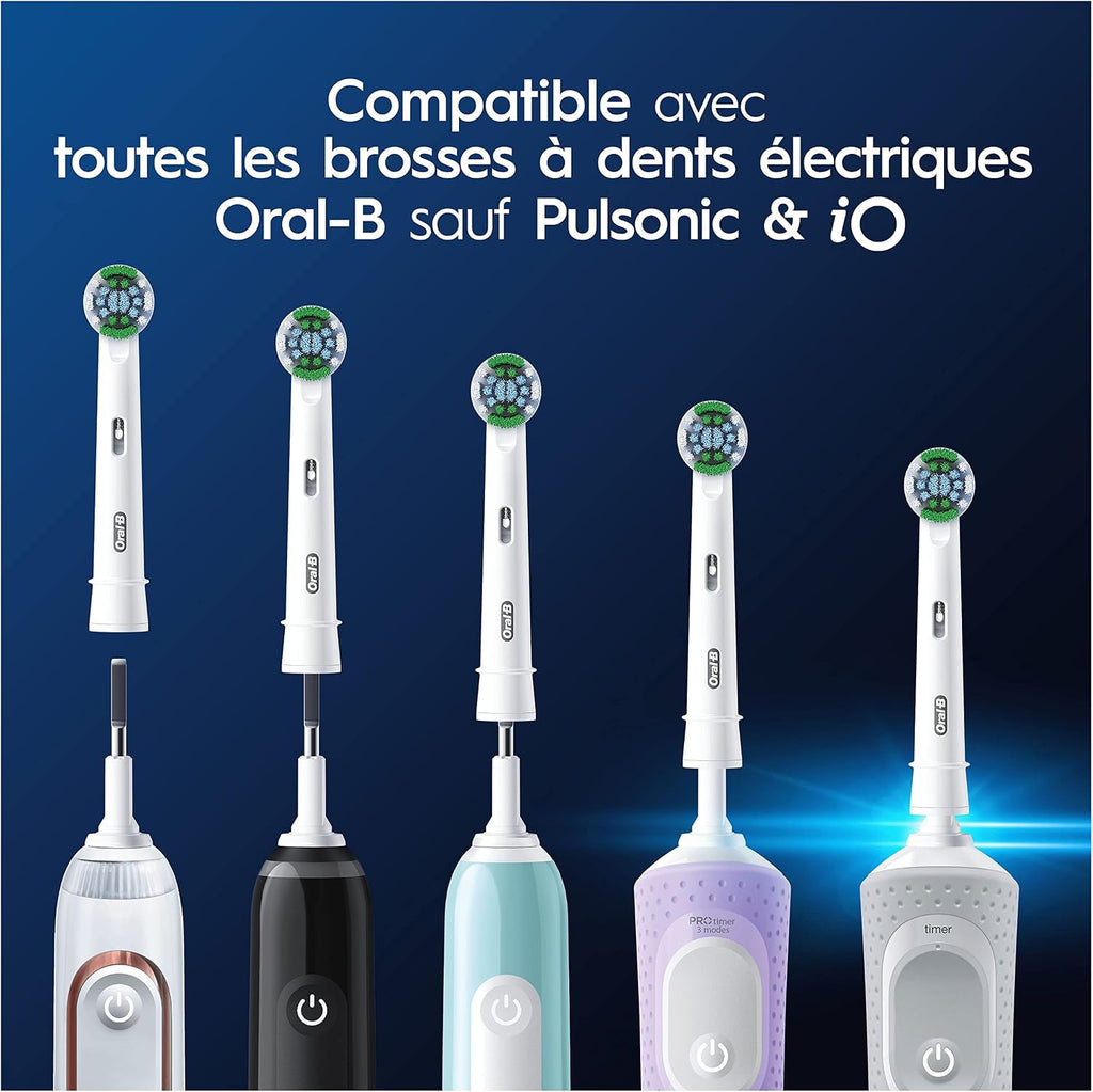 Oral-B EB20-4 Têtes de Brosse de Rechange Precision Clean - Lot de 4
