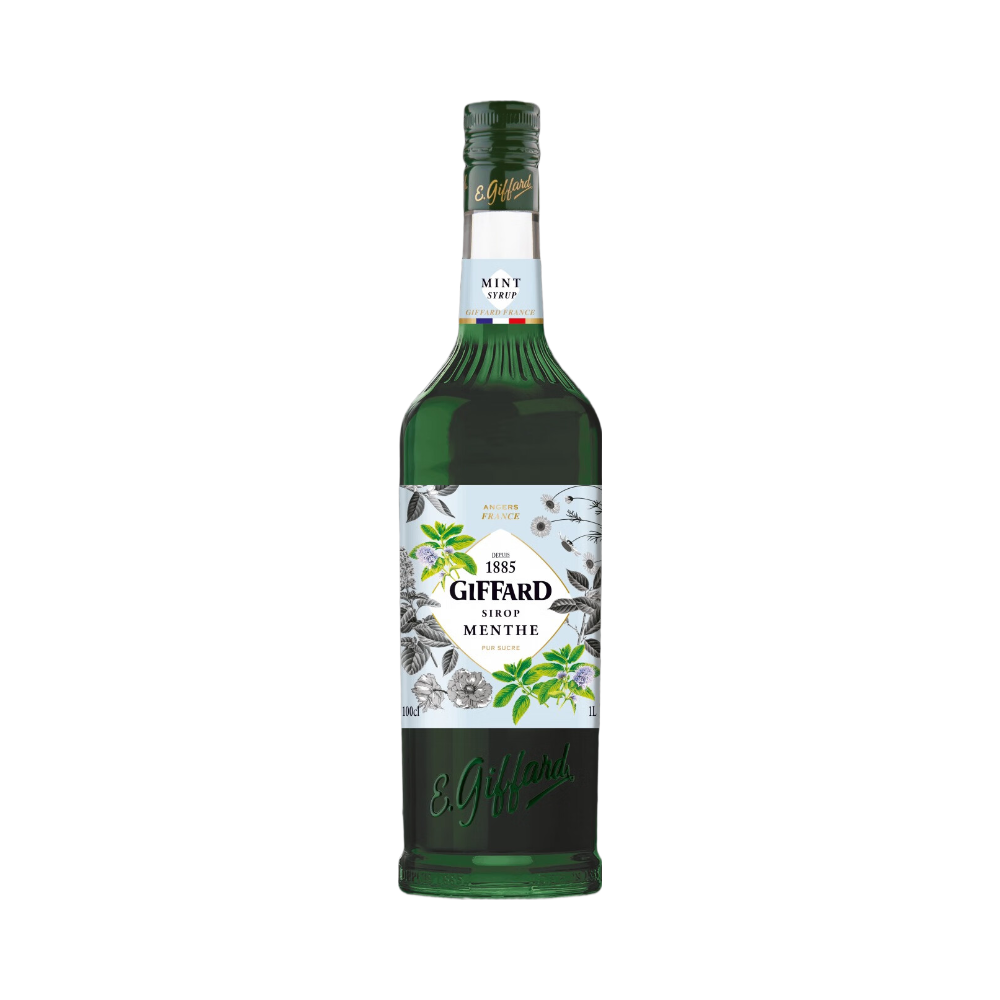 GIFFARD Sirop menthe verte pur sucre - 1 L