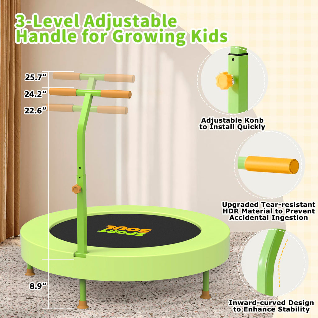 SPORTSOUL Mini trampoline pour enfants