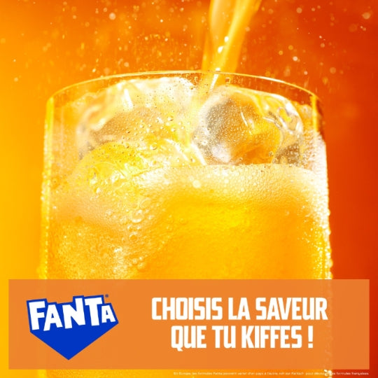 FANTA Soda saveur orange pack de 6 x 33cl