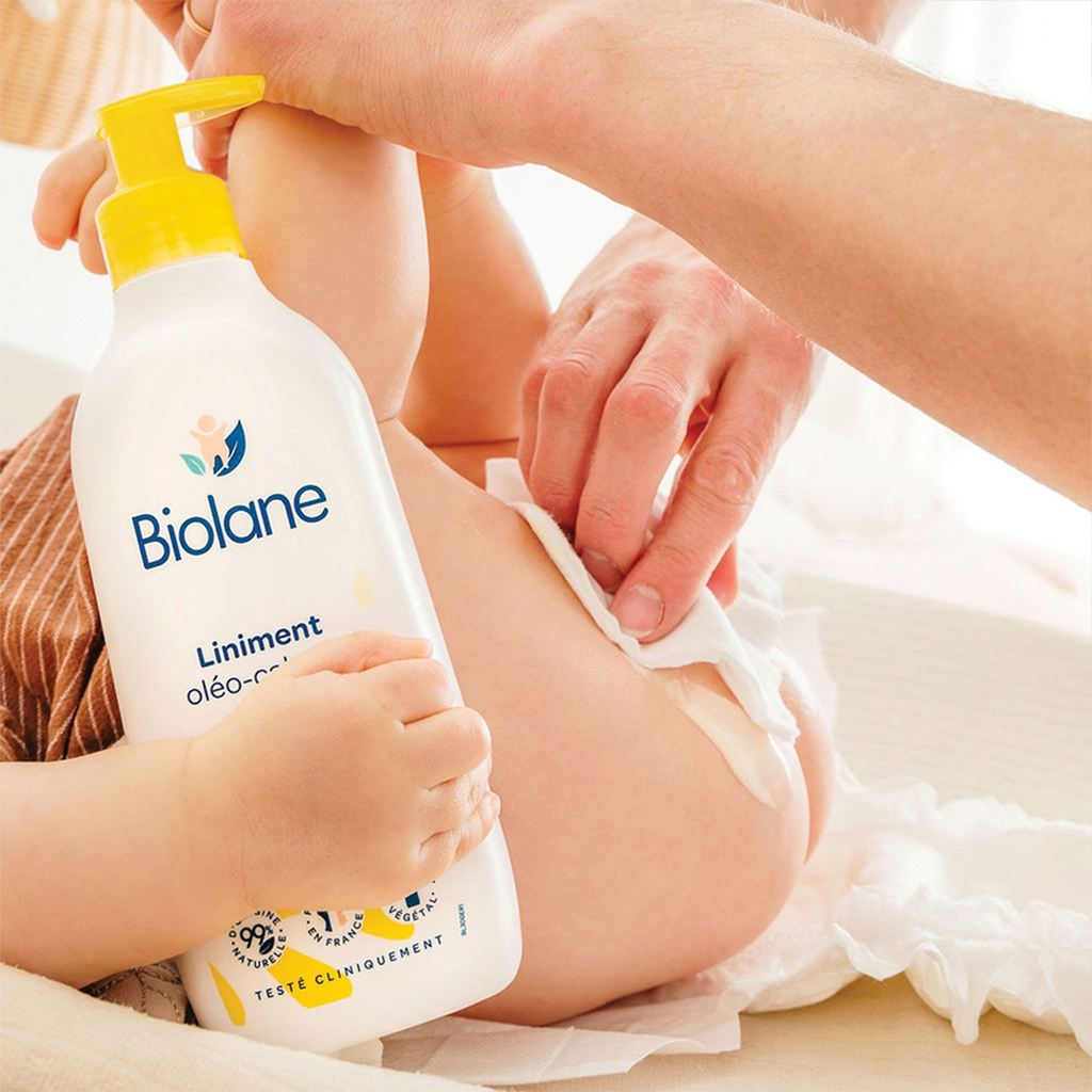 Biolane Liniment Bébé à l‘Huile d’Olive Oléo-calcaire - 300 ml
