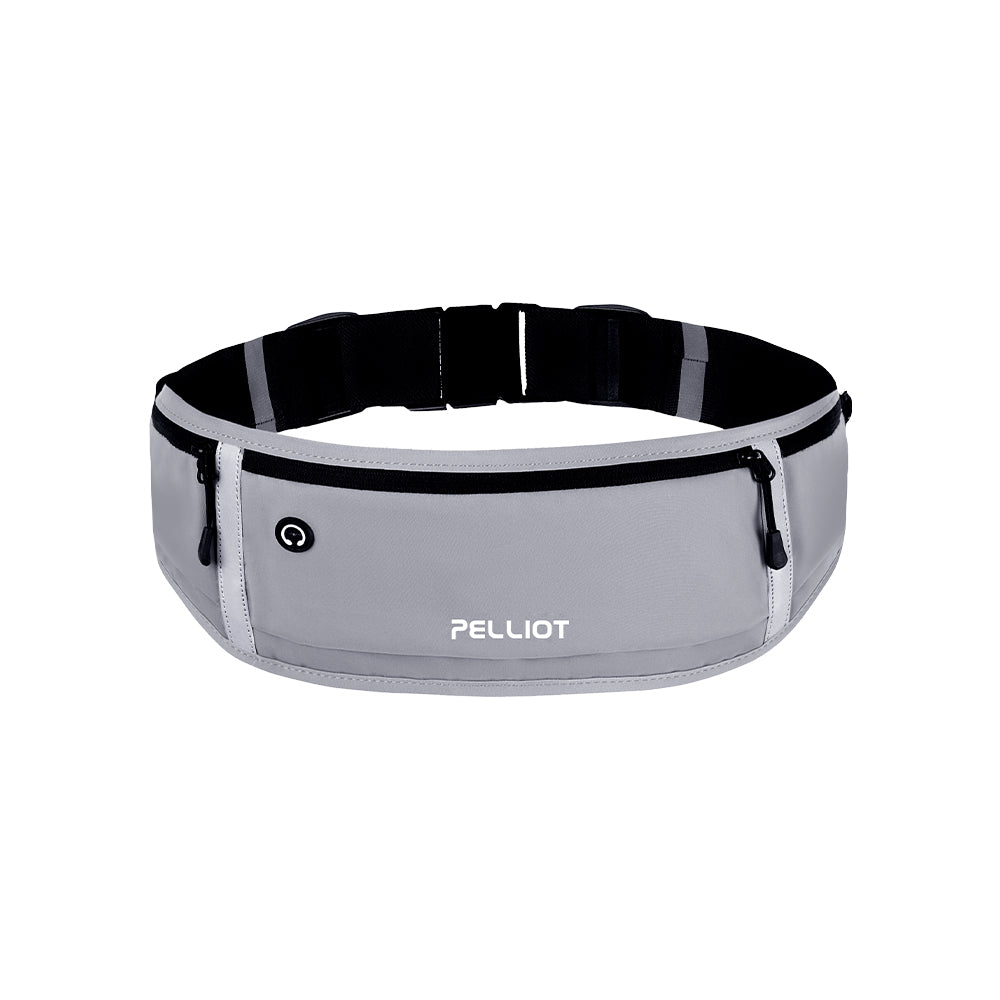PELLIOT Sac banane Unisexe Mains Libres Pratique – Accessoire essentiel pour l’extérieur au quotidien, Gris glacier