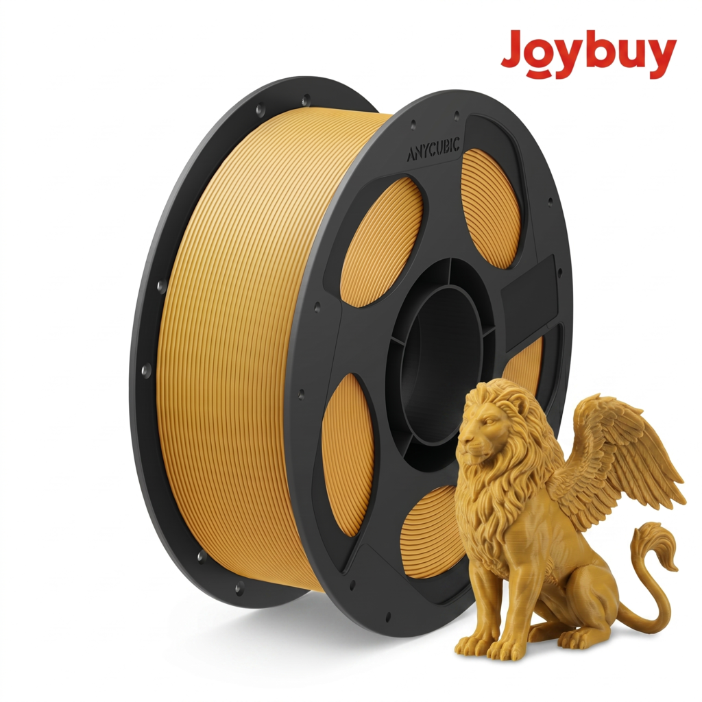 notre partenaire x ANYCUBIC Filament d'impression PLA Basic, Bobine de 1 kg, Diamètre de 1,75 mm, Tolérance de ±0,02 mm - Or