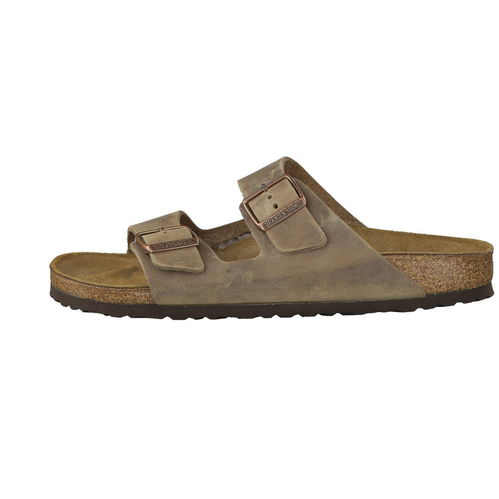 Birkenstock Arizona Cuir Huilé Marron Tabac