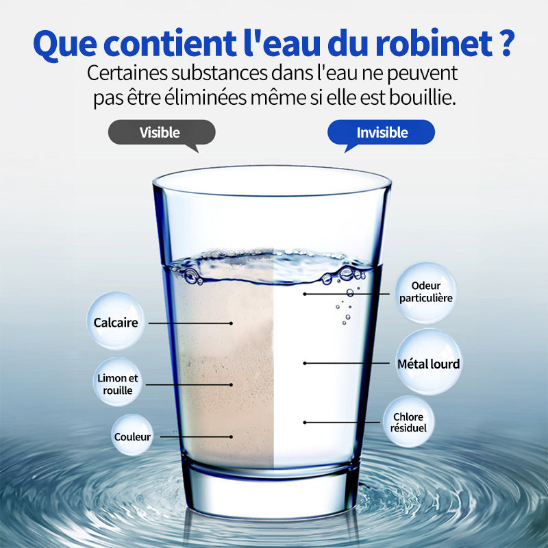VIVREAL Carafe filtrante 2,4 L avec minuteur électronique, élimine le chlore, le calcaire et les métaux lourds, compatible avec les filtres Brita, matériau ABS de qualité alimentaire