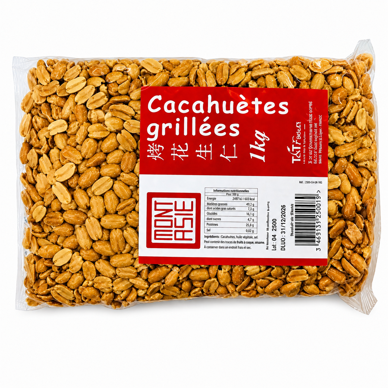 MONT ASIE Cacahuètes grillées - 1 kg