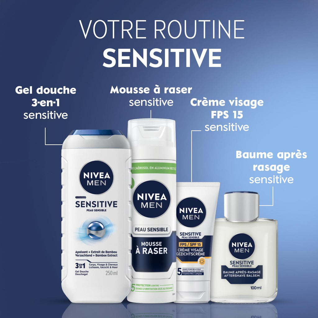 NIVEA MEN Trousse Visage & corps Routine Sensitive