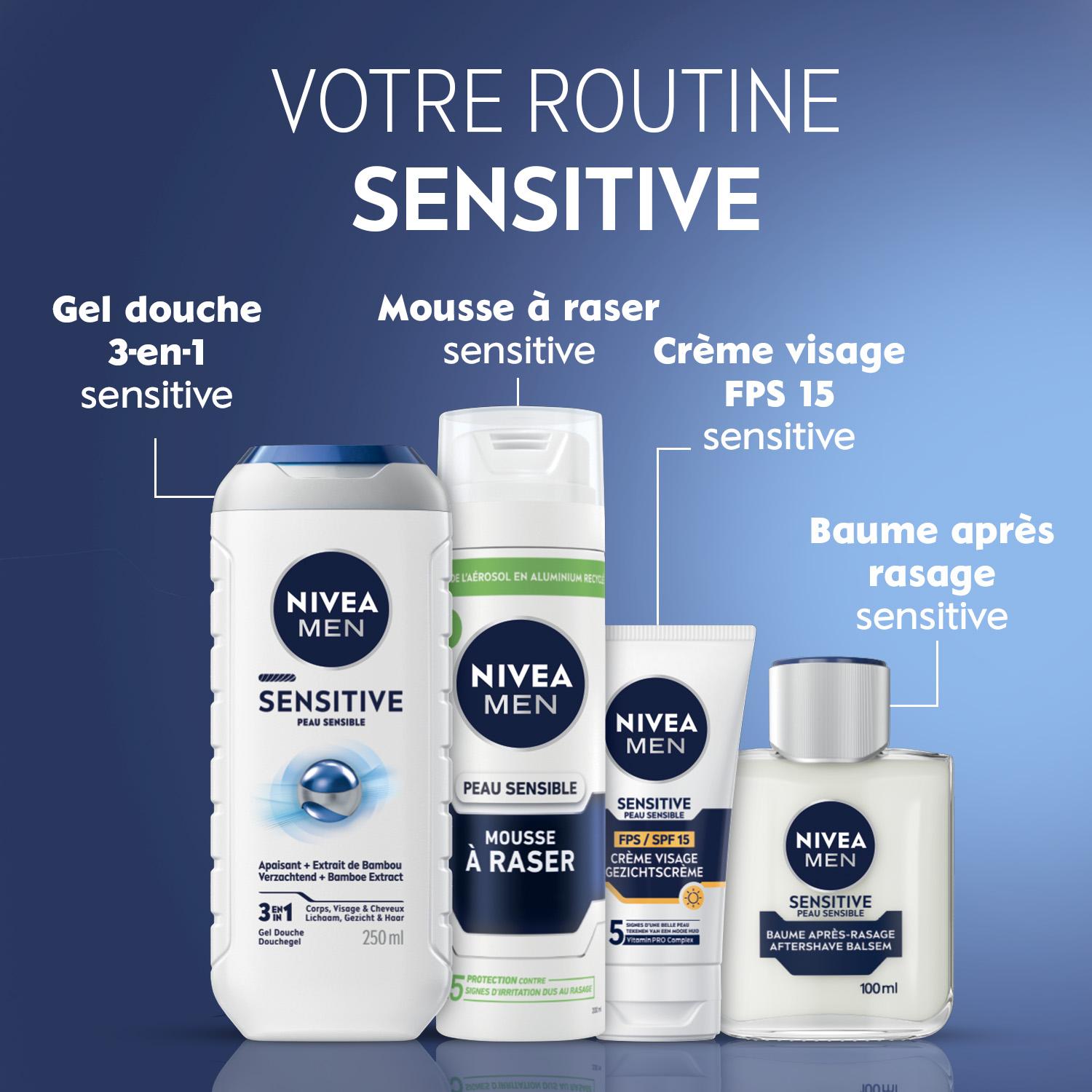 NIVEA MEN Trousse Visage & corps Routine Sensitive