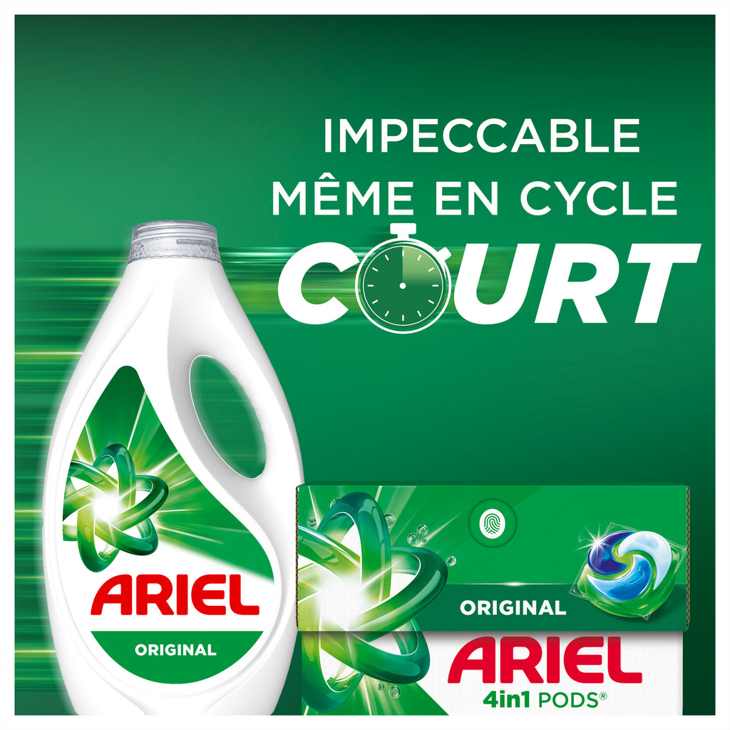 ARIEL 4en1 PODS® capsules de lessive Original 30 doses