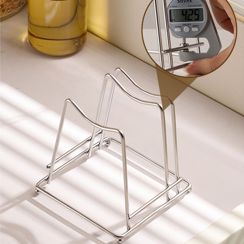 Maxcook Organisateur de couvercles de casseroles en acier inoxydable 304 - Porte-planche à découper - Organisateur pour casseroles et poêles - Couvercle de casserole pour sous-meuble - Plaque à biscuits - Ustensiles de pâtisserie - Plateau de service