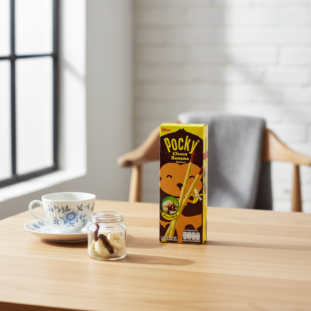 Glico Pocky Bacchi Banane Chocolat 25 g - Nouveauté
