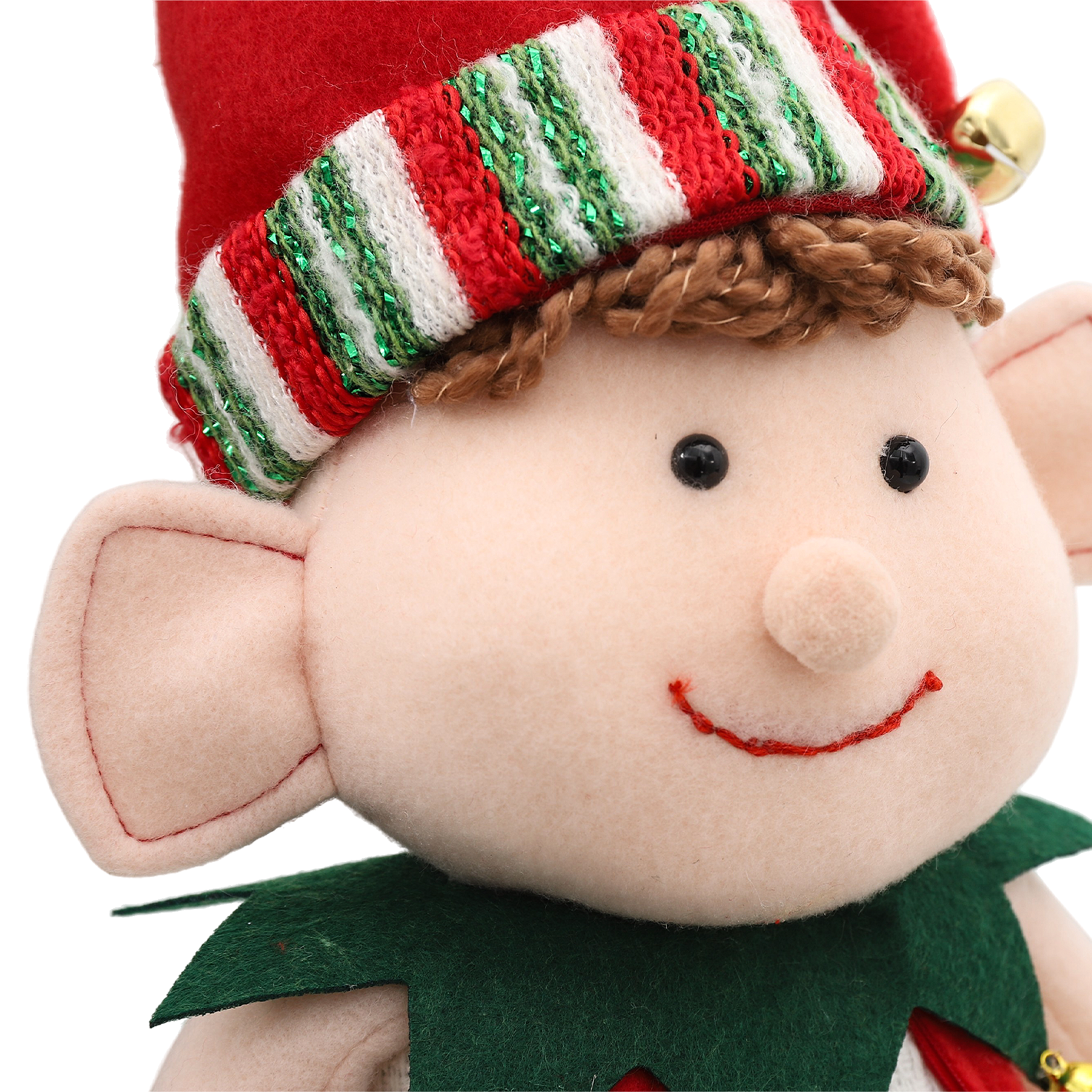 Lutin de Noël avec pieds à hauteur réglable - 48-70 cm
