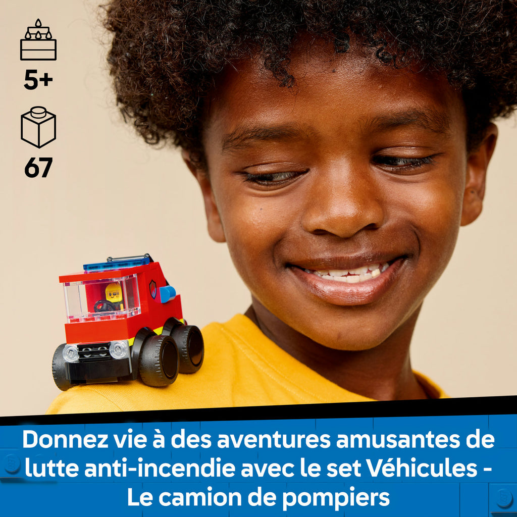 LEGO City 60482 Véhicules - Le camion de pompiers