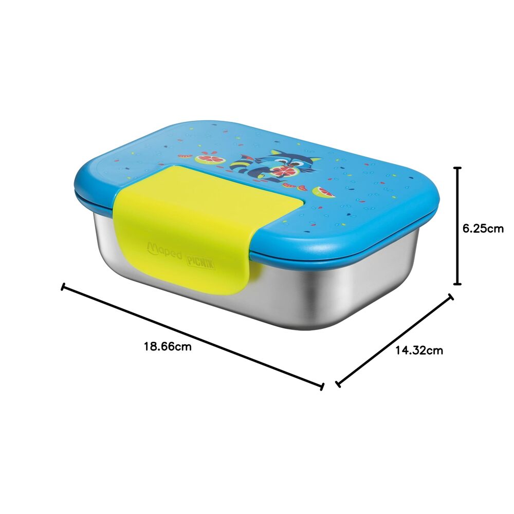 Maped Picnik Boîte à Repas en Acier Inoxydable – 900 ml Bleu