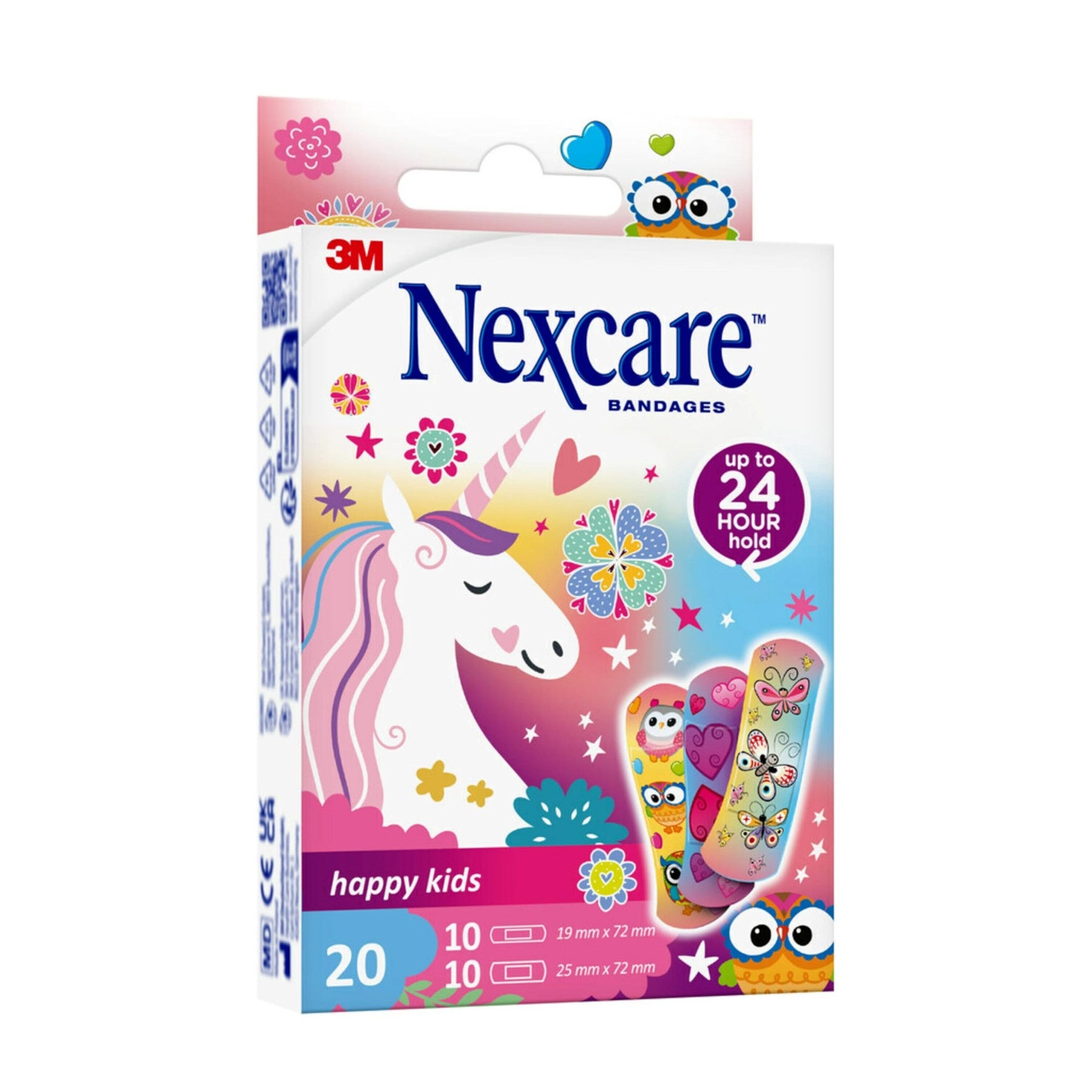 NEXCARE Happy Kids Magic Pansements Licorne Assortiment 20 Pièces