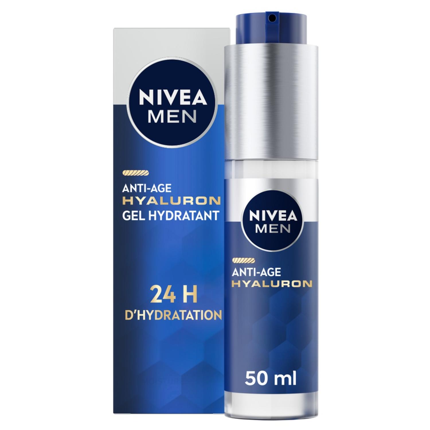 NIVEA MEN Anti‑Age Hyaluron Visage Hydro‑Gel Revitalisant 50ml