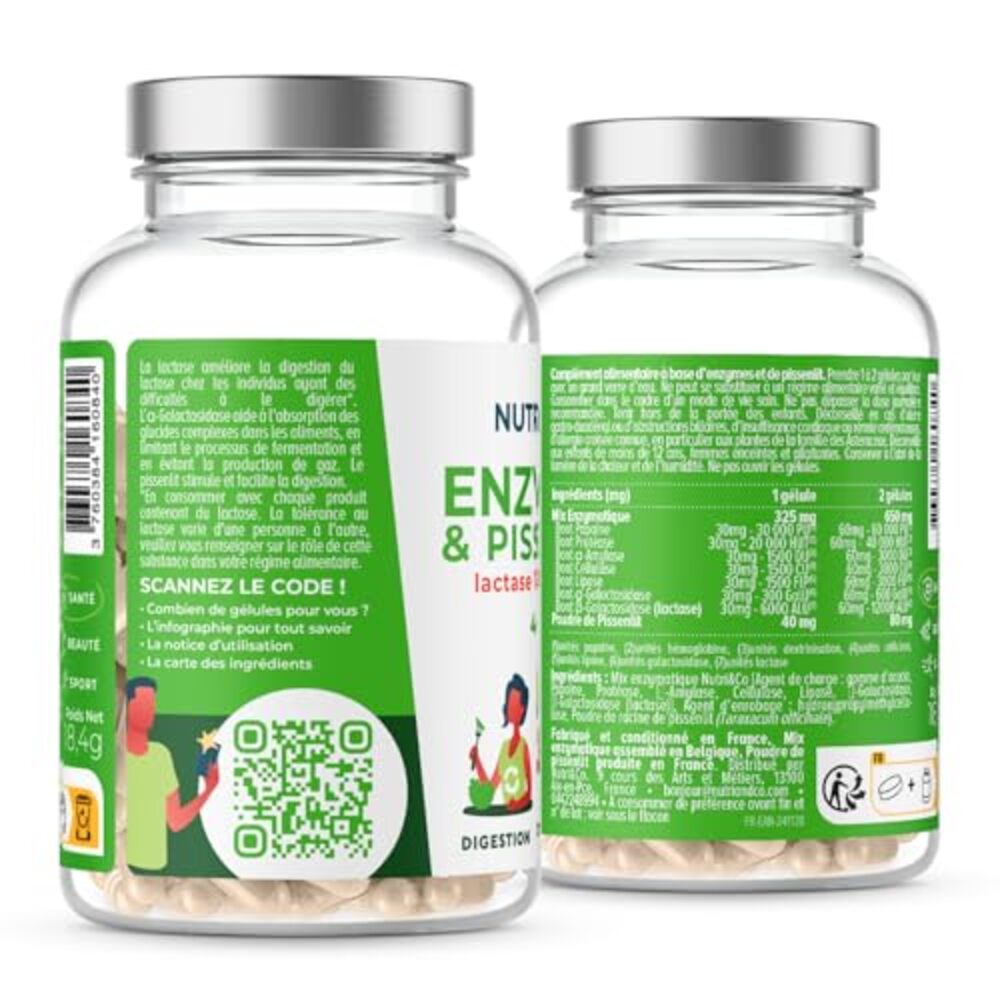 Nutri&Co Enzymes Digestifs - 40 gélules