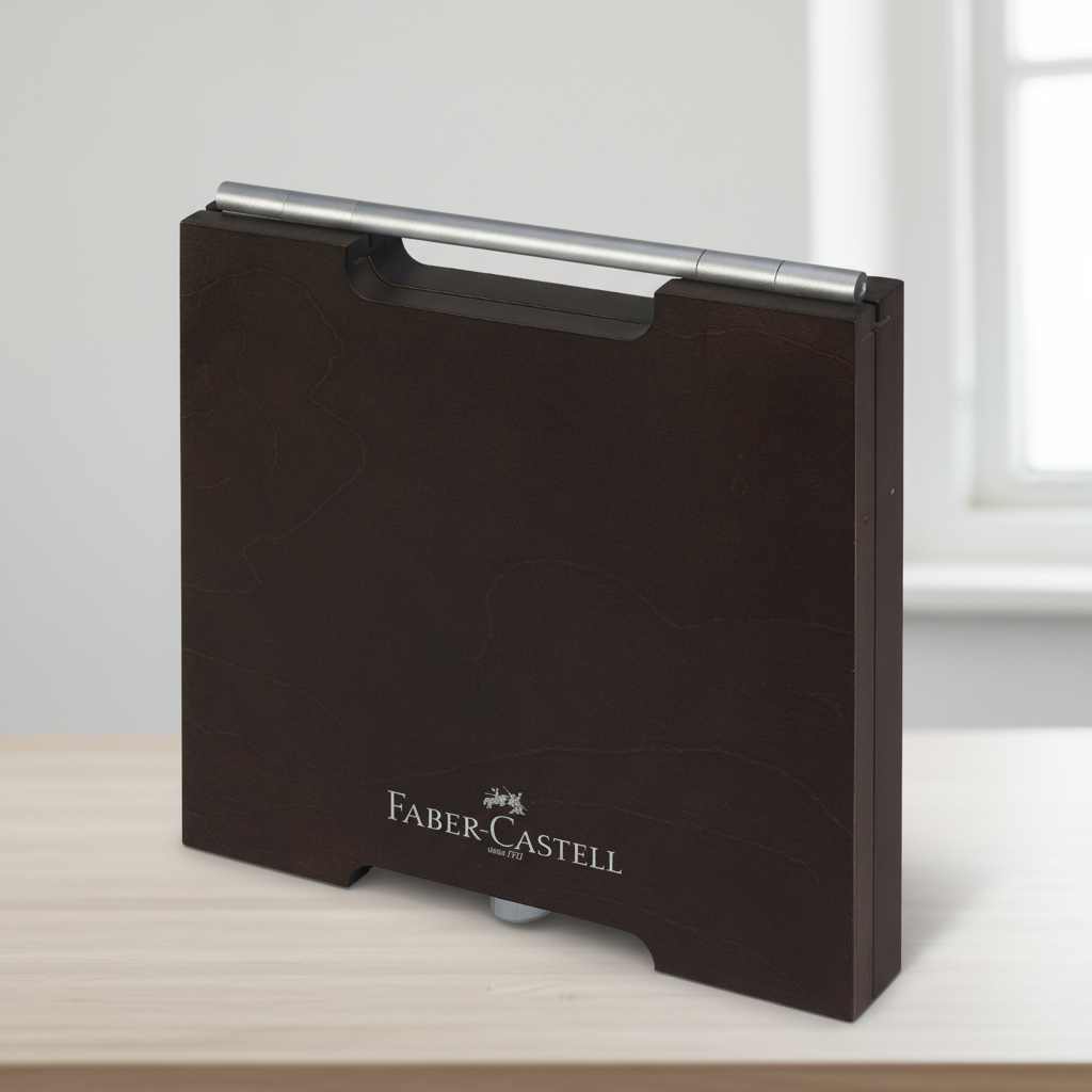 Faber-Castell Coffret en bois Pitt Monochrome - 85 pièces