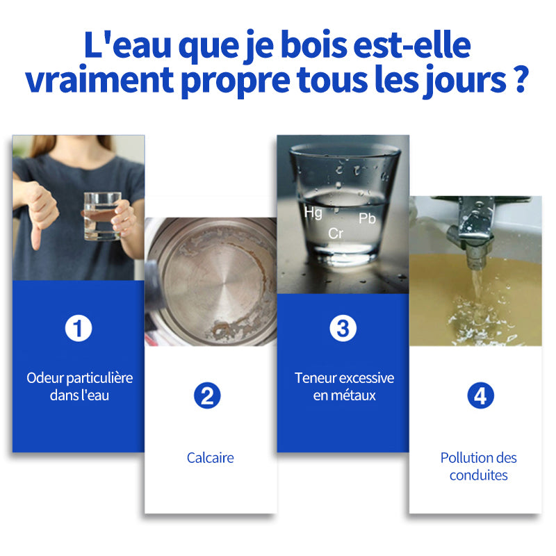VIVREAL Carafe filtrante 2,4 L avec minuteur électronique, élimine le chlore, le calcaire et les métaux lourds, compatible avec les filtres Brita, matériau ABS de qualité alimentaire