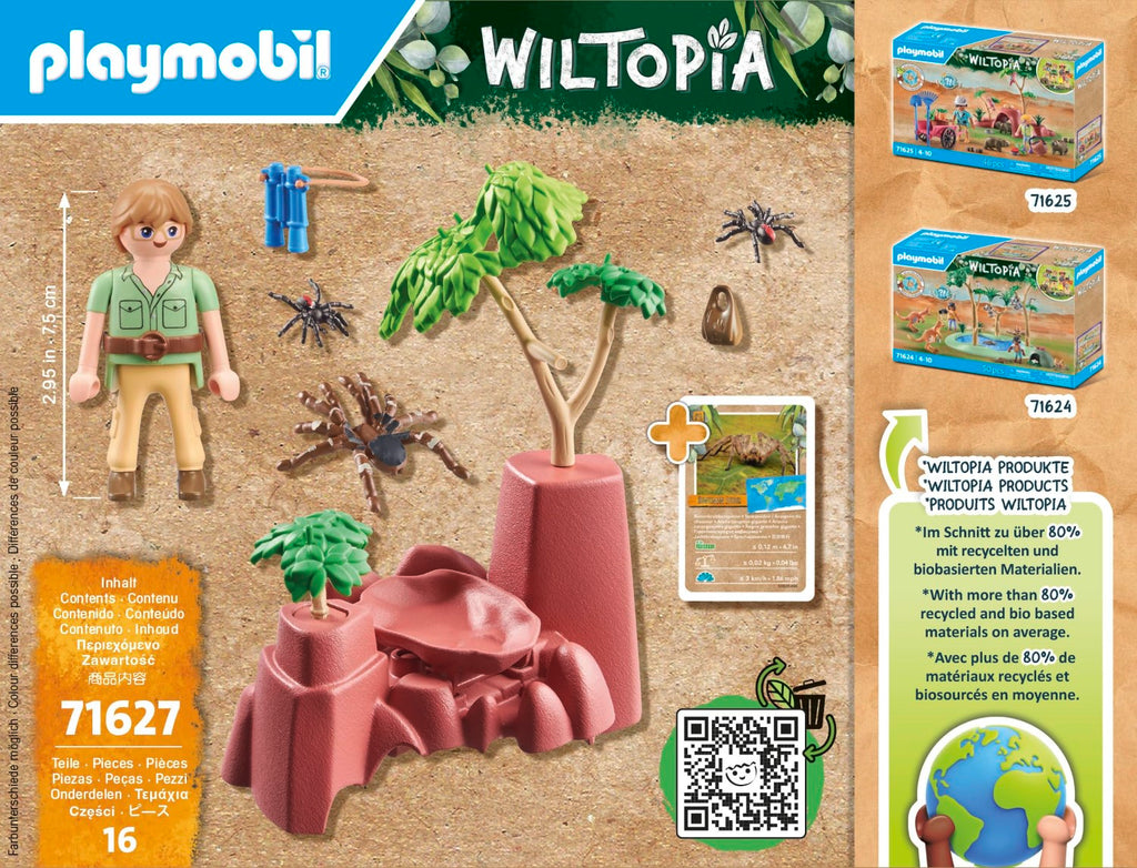 Playmobil aventurier araignee