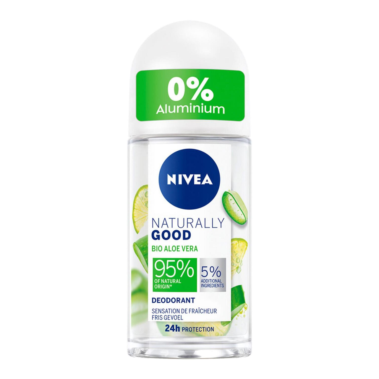 NIVEA Déodorant à bille pour aisselles femme aloe vera bio 50 ml