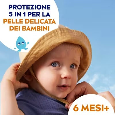 NIVEA SUN Spray solaire 5-en-1 Sensitive Protect SPF 50+ pour bébés et tout-petits - 200 ml